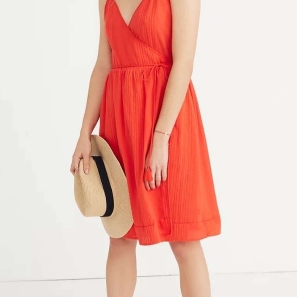 New Madewell Sicily Cover Up Wrap Dress Small